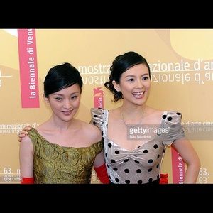 As Seen On Ziyi Zhang Emporio Armani Dot Dress